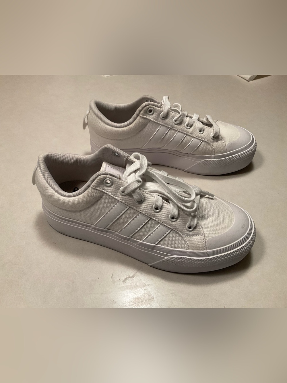 Adidas Women's Bravada 2.0 Platform Sneaker Cloud White/Cloud White/Chalk White